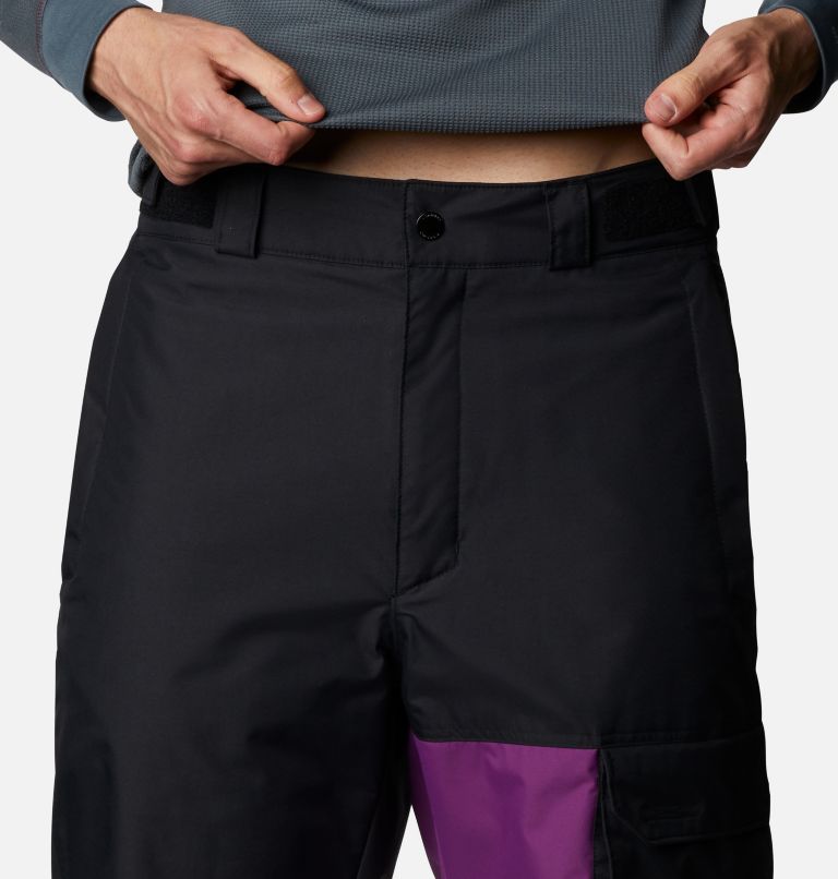 Men's Hero Snow Ski Pant, Color: Black, Plum, image 4