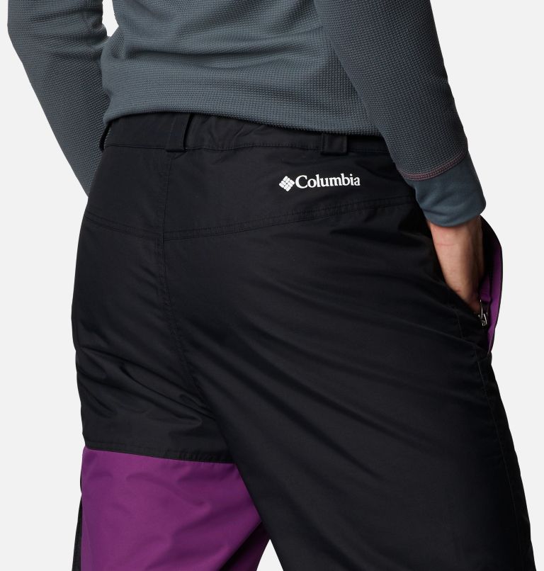 Men's Hero Snow Ski Pant, Color: Black, Plum, image 5