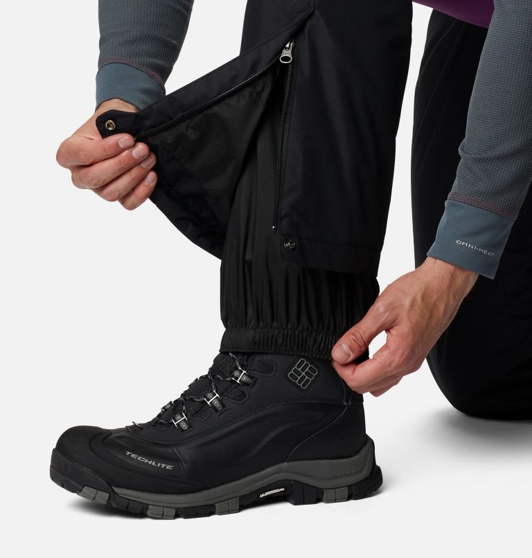 Men's Hero Snow Ski Pant, Color: Black, Plum, image 7