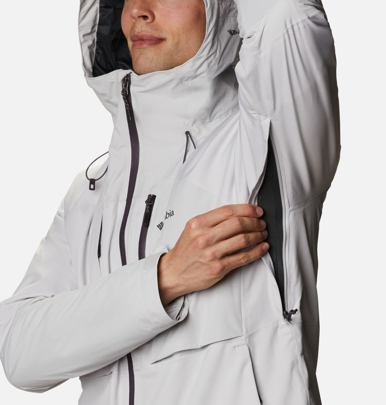 Veste de ski Banked Run homme, Color: Nimbus Grey, image 7