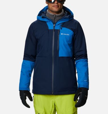 Men's Banked Run Ski Jacket Banked Run&trade; Jacket | 010 | S, Collegiate Navy, Bright Indigo, front