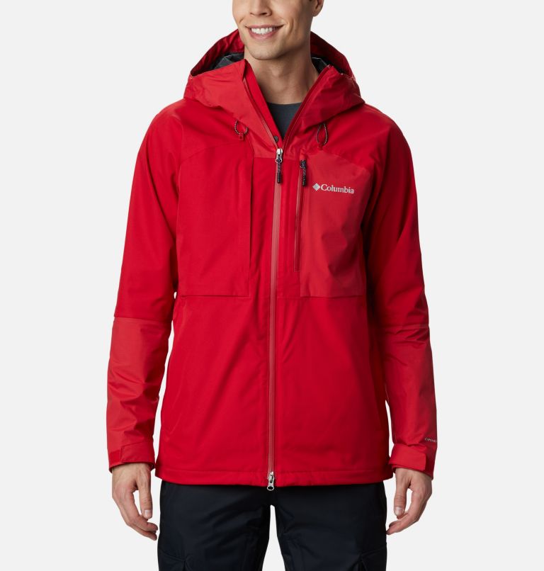 Banked Run Jacket | 613 | L, Color: Mountain Red, image 1