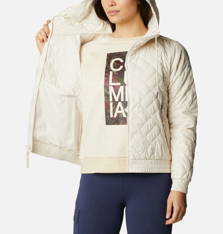 Women's Sweet View Insulated Bomber, Color: Chalk
