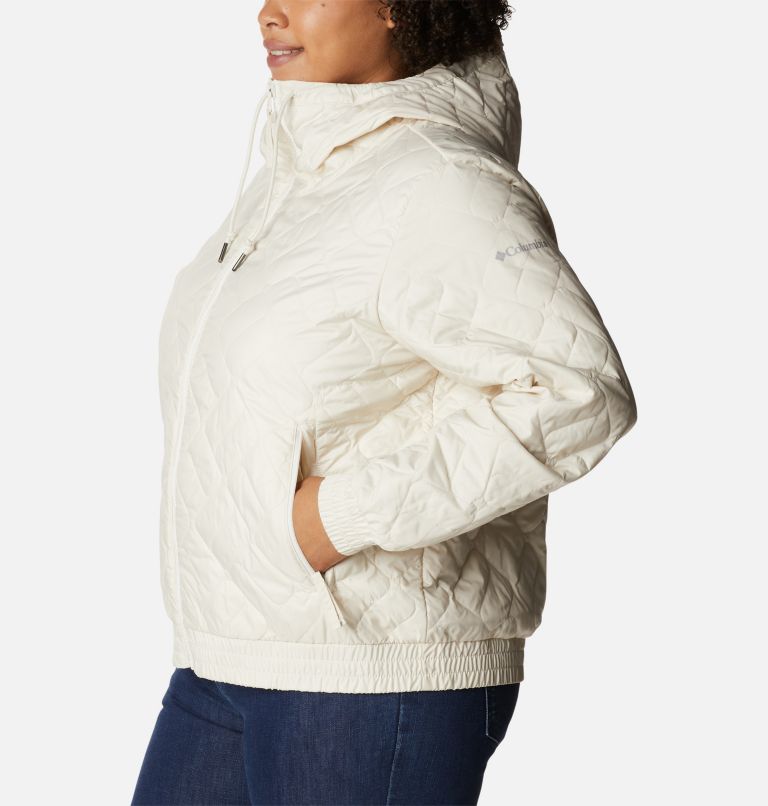 Blouson d’aviateur isolé Sweet View pour femme - Grandes tailles, Color: Chalk, image 3