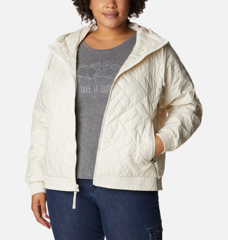 Blouson d’aviateur isolé Sweet View pour femme - Grandes tailles, Color: Chalk, image 6