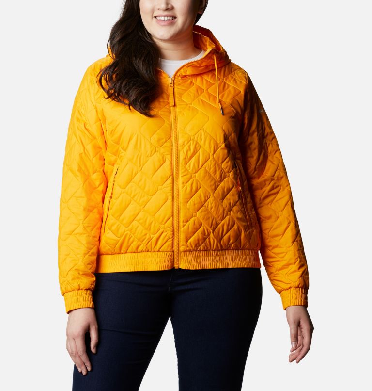 Sweet View Insulated Bomber | 772 | 2X, Color: Bright Marigold, image 1