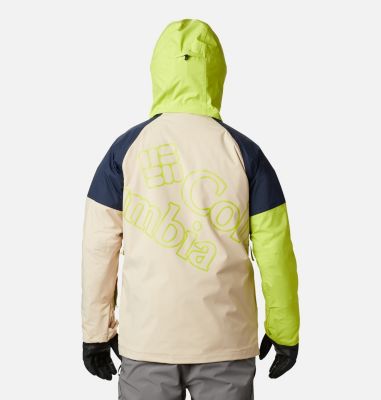 Men's Post Canyon Interchange Ski Jacket Post Canyon&trade; IC Jacket | 511 | XL, Ancient Fossil, Coll Navy, Brt Chrtse, back