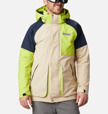 Men's Post Canyon Interchange Ski Jacket Post Canyon&trade; IC Jacket | 511 | XL, Ancient Fossil, Coll Navy, Brt Chrtse, front