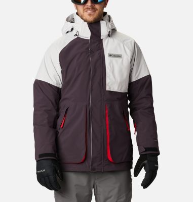 Men's Post Canyon Interchange Ski Jacket Post Canyon&trade; IC Jacket | 511 | XL, Dark Purple, Nimbus Grey, front
