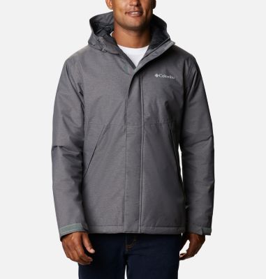 columbia men's insulated rain jacket