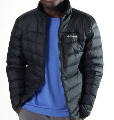 Chaqueta De Plumas Columbia Hombre Sale - Autumn Park Chamarras Azules