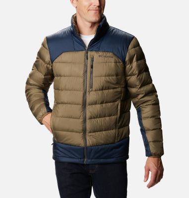 Autumn Park&trade; Down Jacket Autumn Park&trade; Down Jacket | 010 | S, Stone Green, Collegiate Navy, front