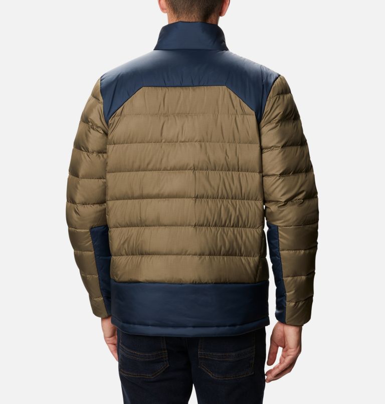 Manteau en duvet Autumn Park pour homme - Grandes tailles, Color: Stone Green, Collegiate Navy, image 2