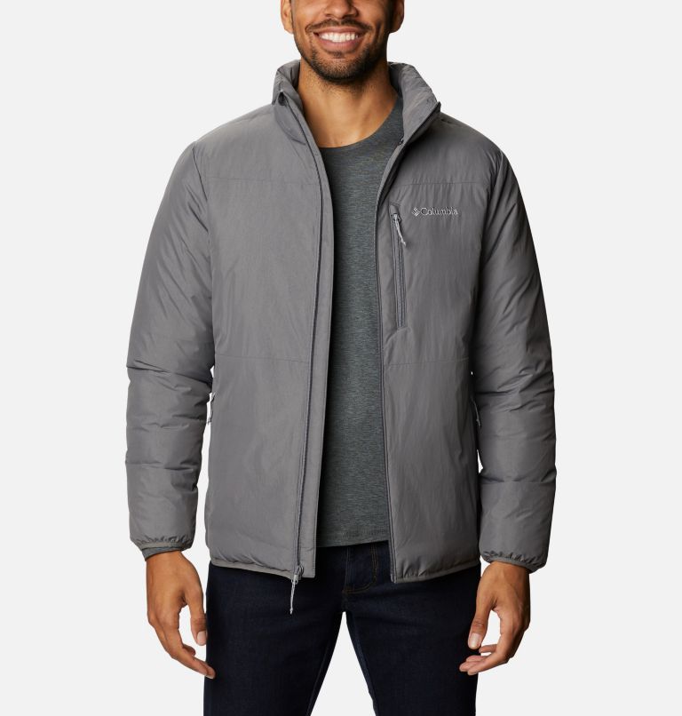 Men's Grand Wall Insulated Jacket, Color: City Grey, image 1