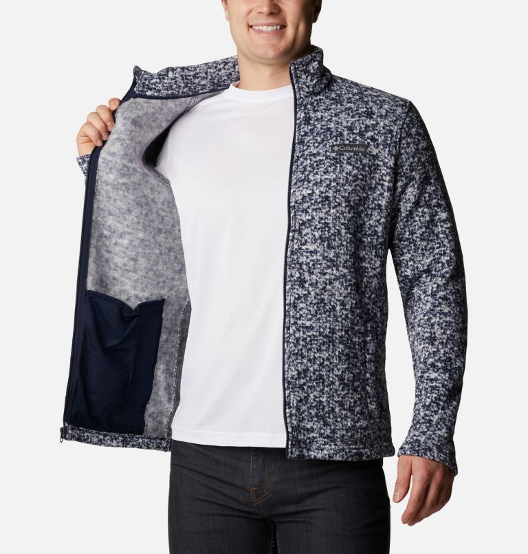 Polaire Chillin homme, Color: Collegiate Navy Scatter, image 5