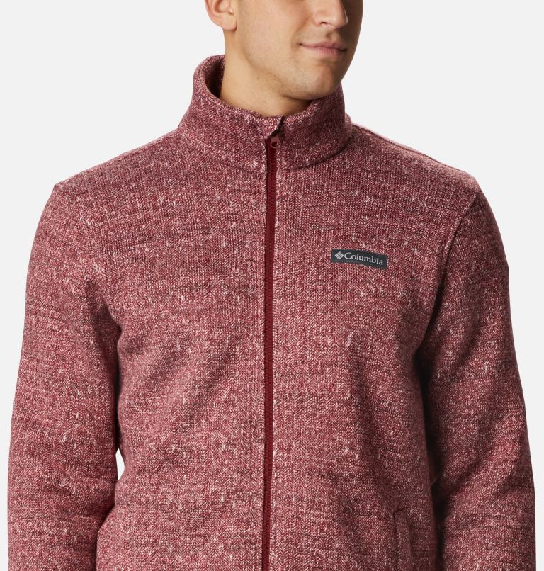 M Chillin Fleece | 664 | XL, Color: Red Jasper Herringbone, image 4