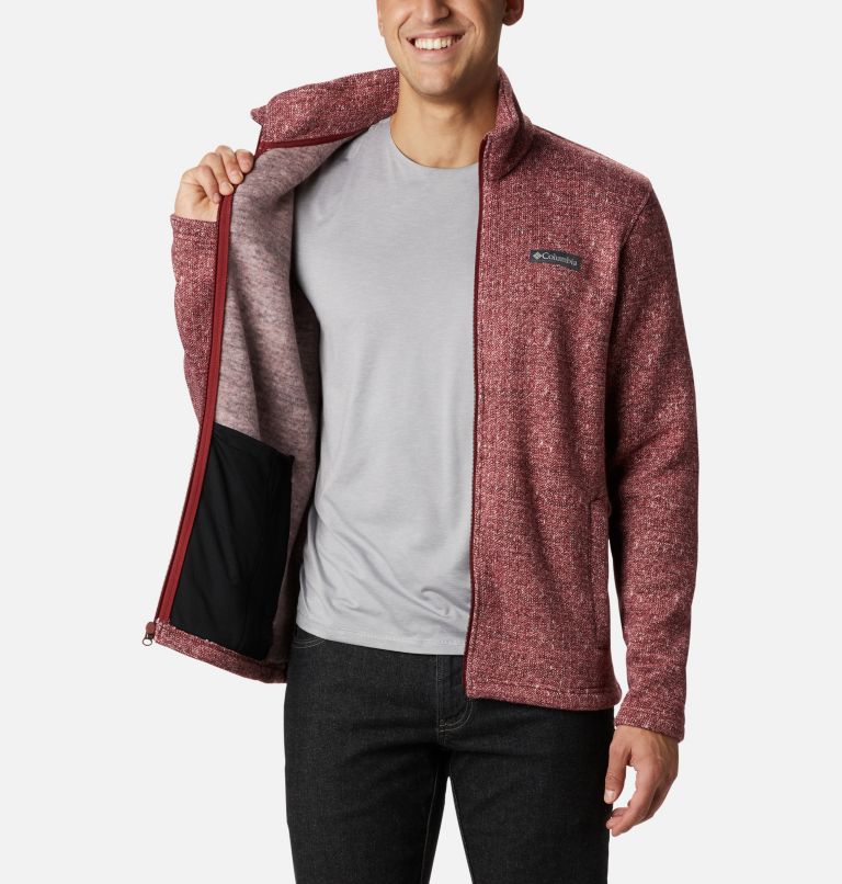 M Chillin Fleece | 664 | XL, Color: Red Jasper Herringbone, image 5