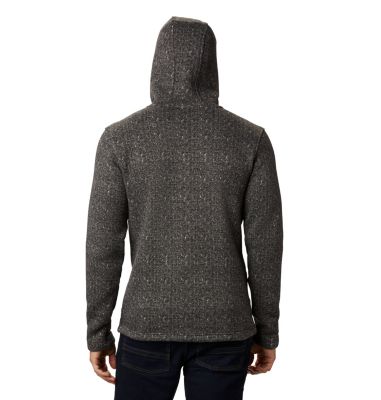 Chillin&trade; Fleece-Hoodie f&uuml;r M&auml;nner M Chillin&trade; Hooded FZ Fleece | 010 | L, Black Herringbone, back