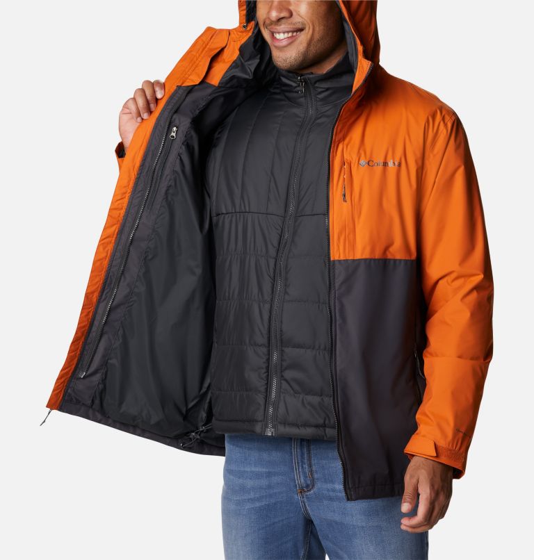 Men's Ridge Gates Interchange Jacket, Color: Shark Twill, Harvester Slub, image 5