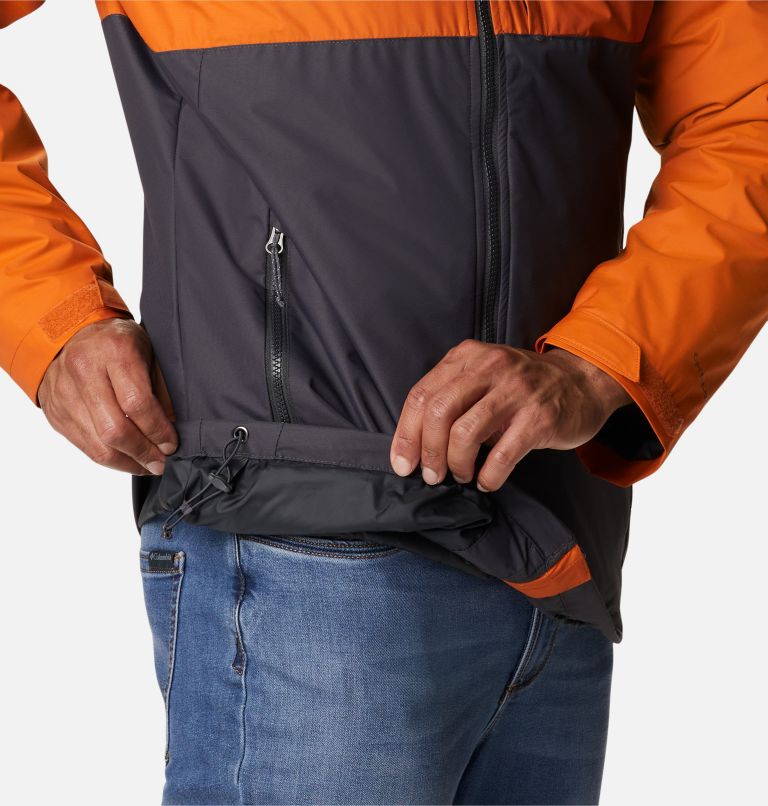 Men's Ridge Gates Interchange Jacket, Color: Shark Twill, Harvester Slub, image 6