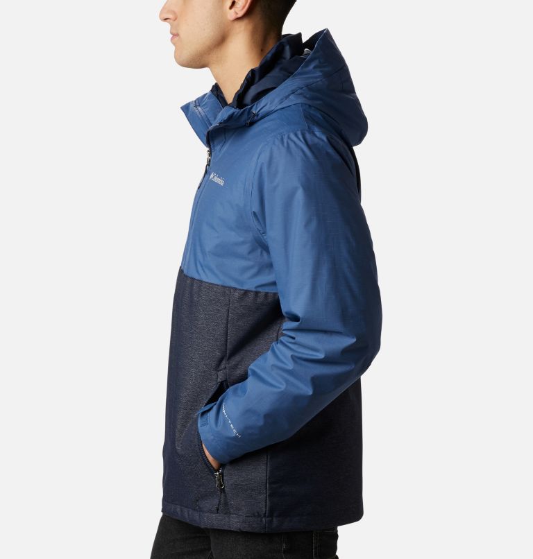Ridge Gates Interchange Jacket | 465 | L, Color: Collegiate Navy Twill, Night Tide Slub, image 3