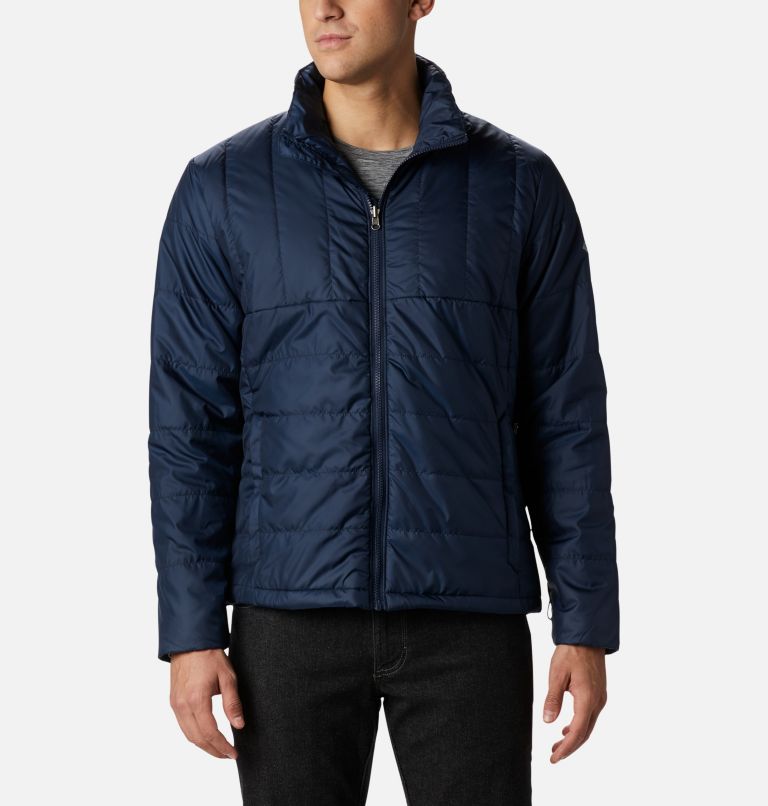Ridge Gates Interchange Jacket | 465 | L, Color: Collegiate Navy Twill, Night Tide Slub, image 7