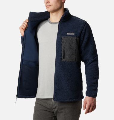 columbia mountain side heavyweight fleece vest