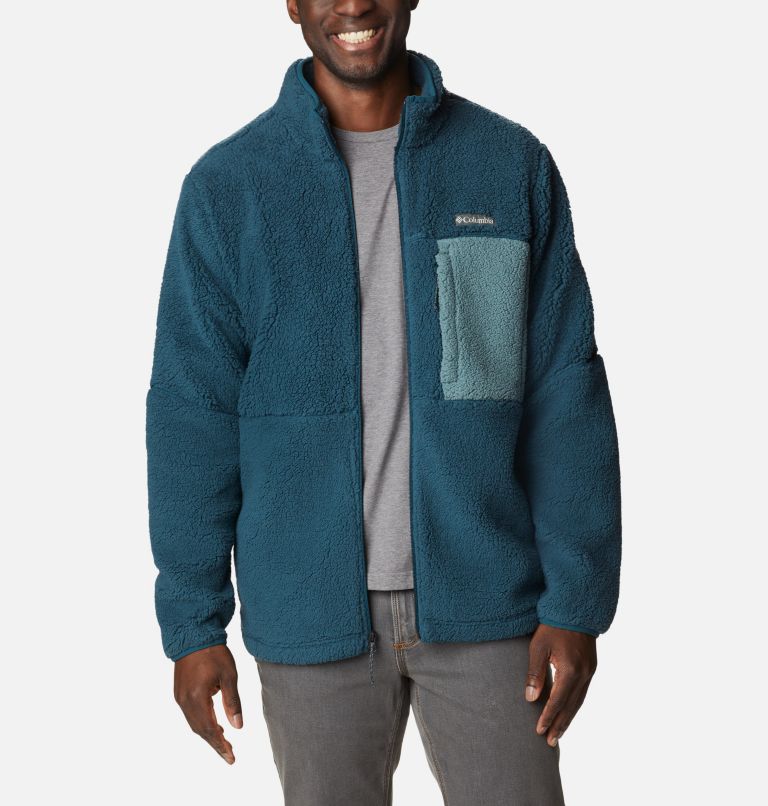 Mountainside Heavyweight Fleece, Color: Night Wave, Metal, image 6