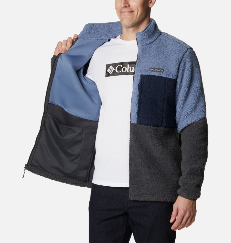 Mountainside Heavyweight Fleece, Color: Bluestone, Shark, Collegiate Navy, image 5