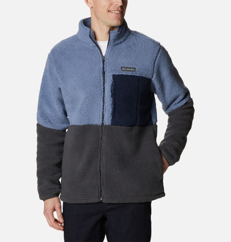 Mountainside Heavyweight Fleece, Color: Bluestone, Shark, Collegiate Navy, image 6