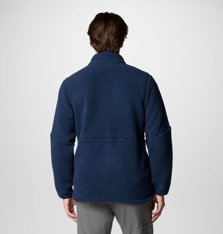 Mountainside Heavyweight Fleece, Color: Collegiate Navy, Dark Mountain, image 2