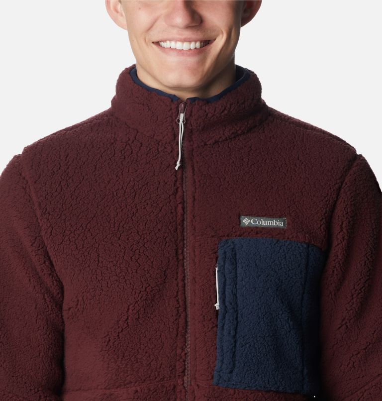 Thumbnail: Veste polaire épaisse Mountainside homme, Color: Elderberry, Collegiate Navy, image 4