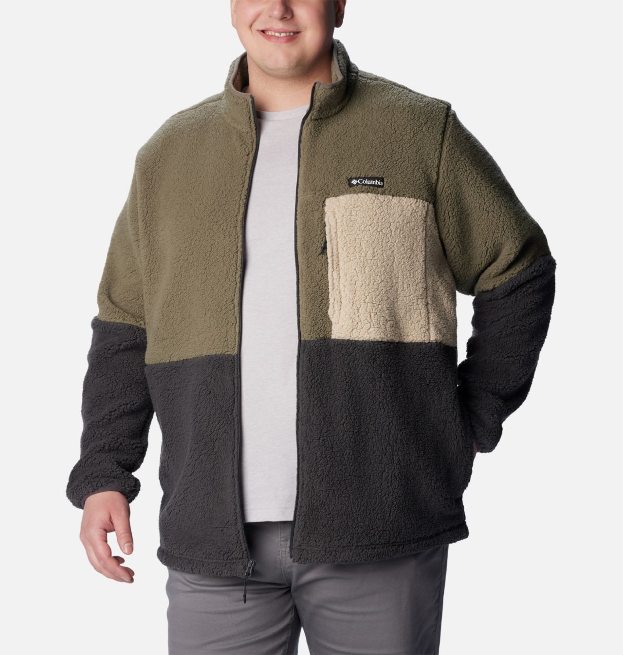 Men's Mountainside™ Heavyweight Sherpa Fleece Jacket - Big 6