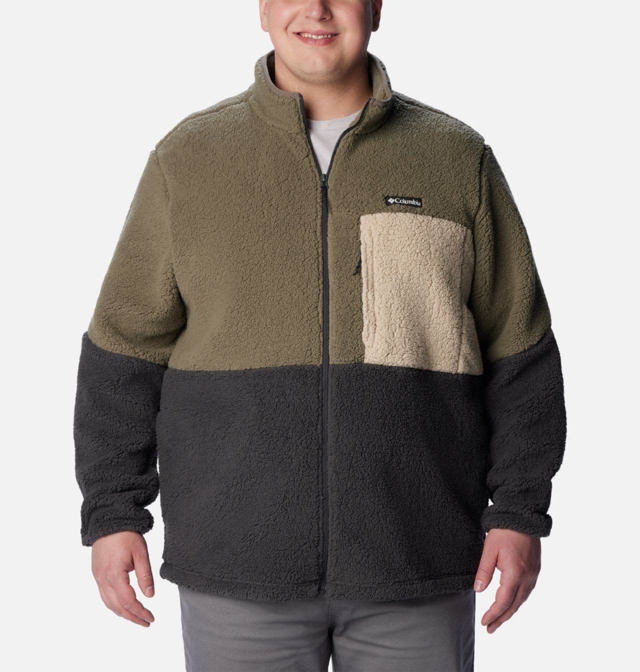 Men's Mountainside™ Heavyweight Sherpa Fleece Jacket - Big 1