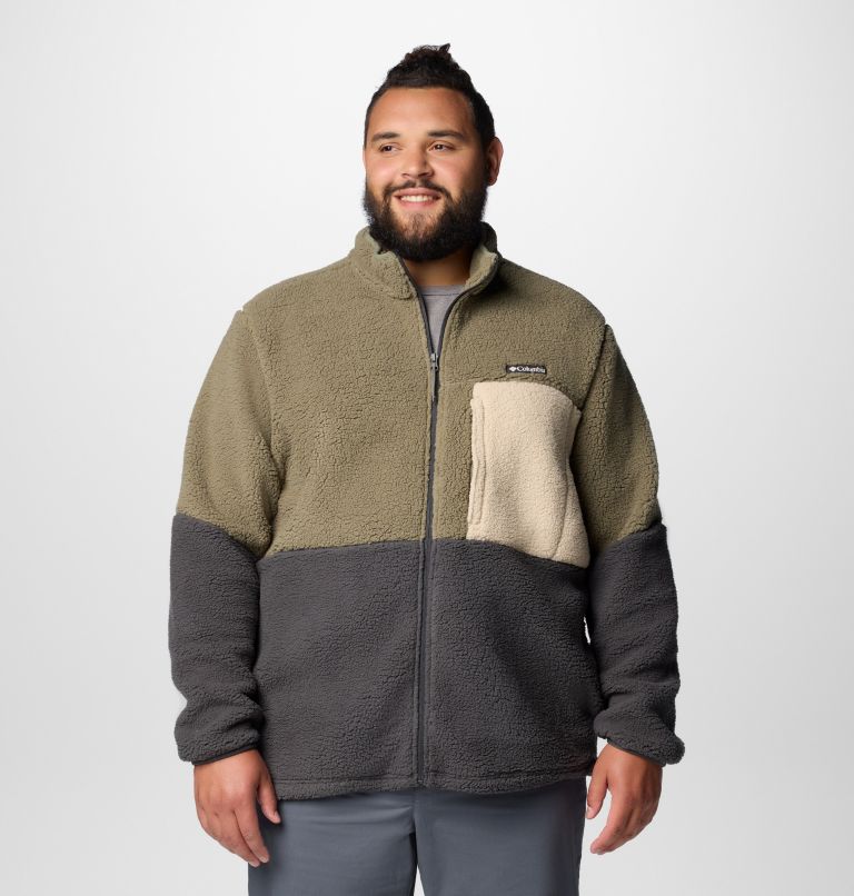 Big men's fleece jacket best sale