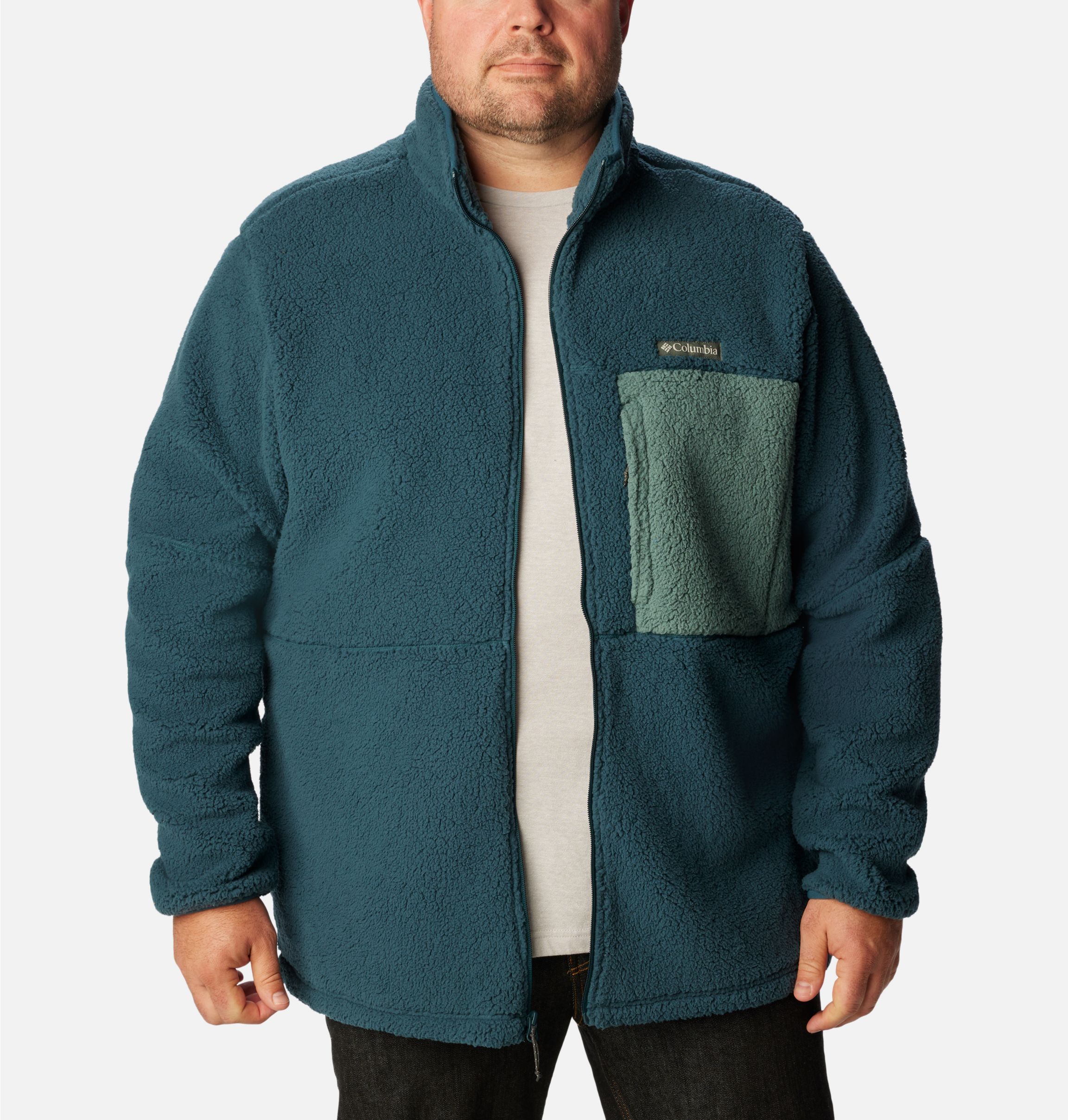 Columbia mountain side cheap heavyweight fleece full zip