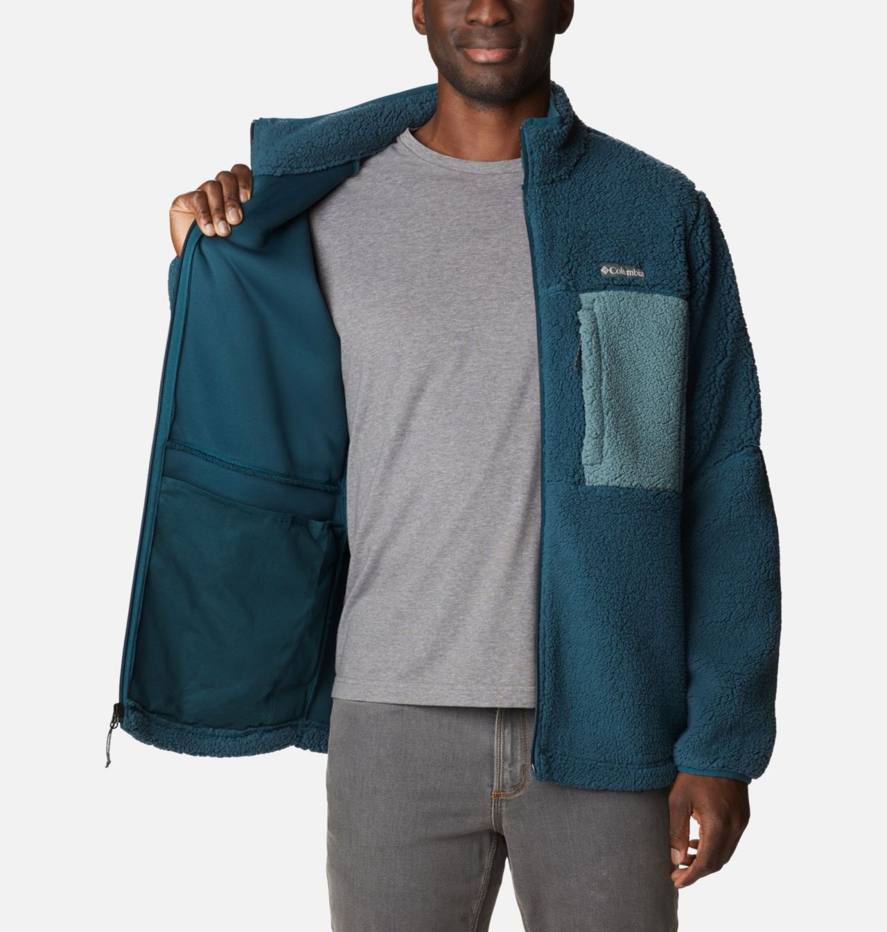 Men's Mountainside™ Heavyweight Sherpa Fleece Jacket - Tall 5