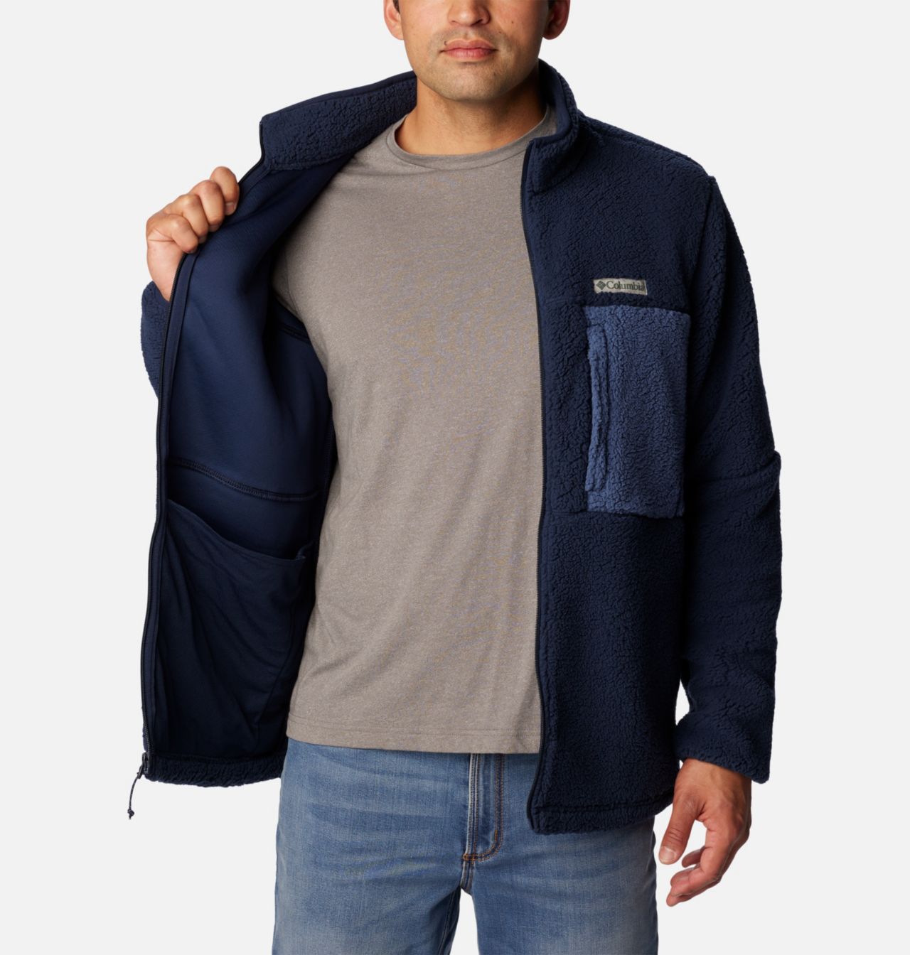 Men's Mountainside™ Heavyweight Sherpa Fleece Jacket - Tall 5