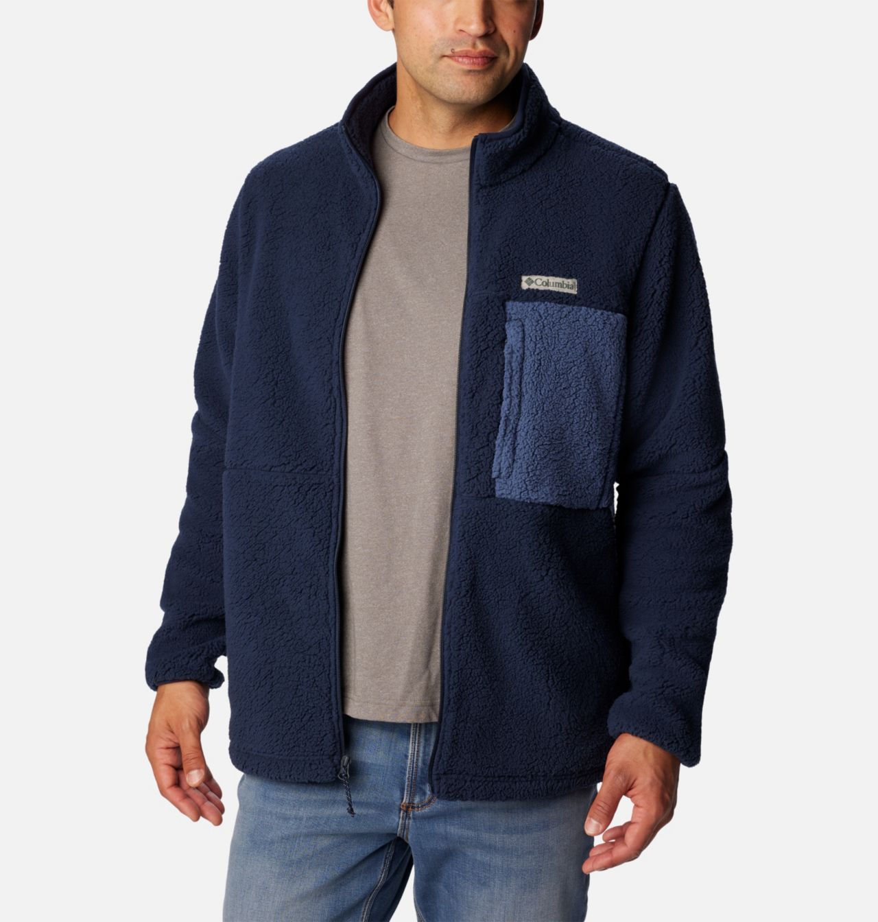 Men's Mountainside™ Heavyweight Sherpa Fleece Jacket - Tall 6
