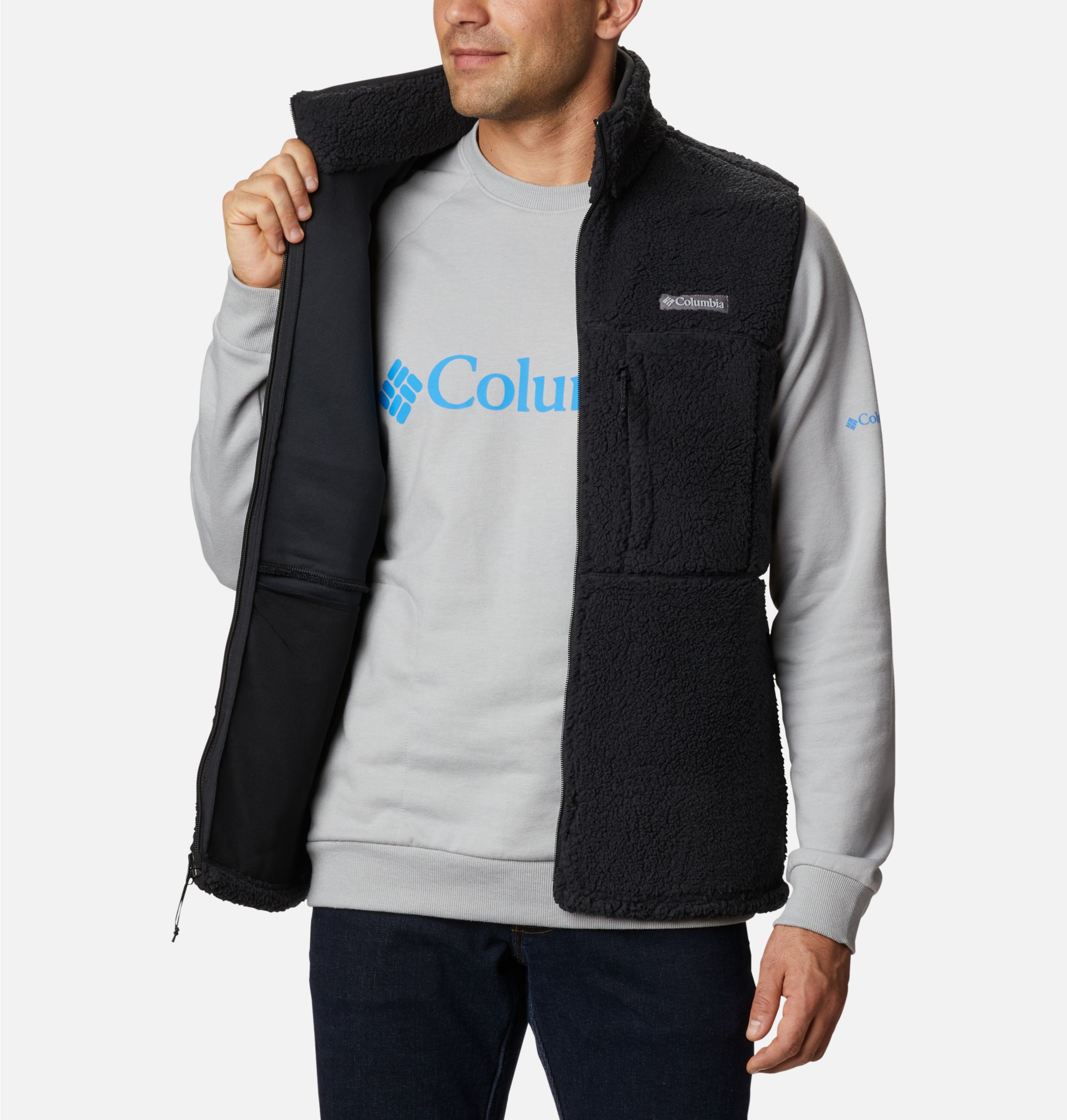 Columbia mountain side outlet fleece vest