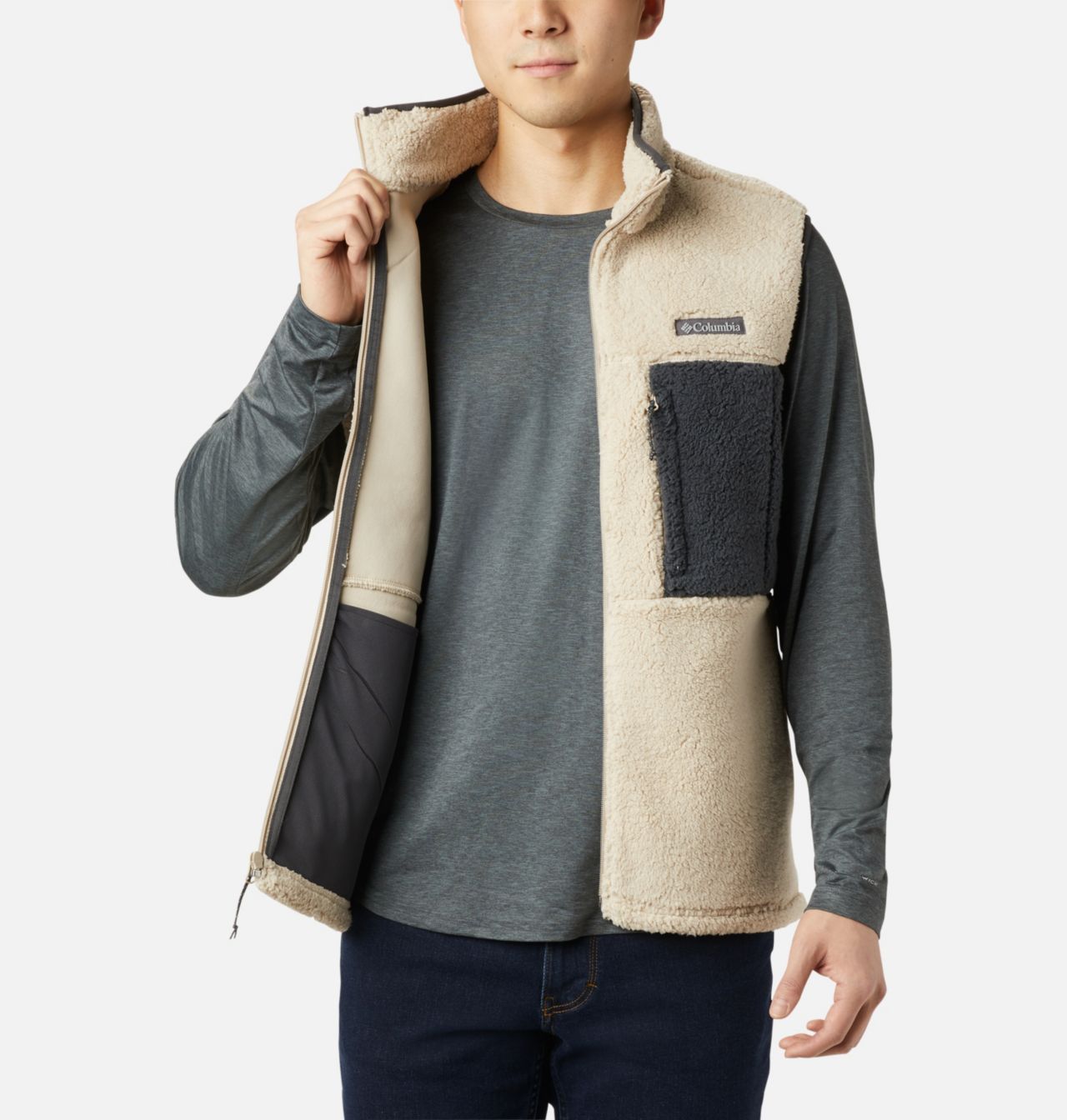 Men's Mountainside™ Sherpa Fleece Vest 6