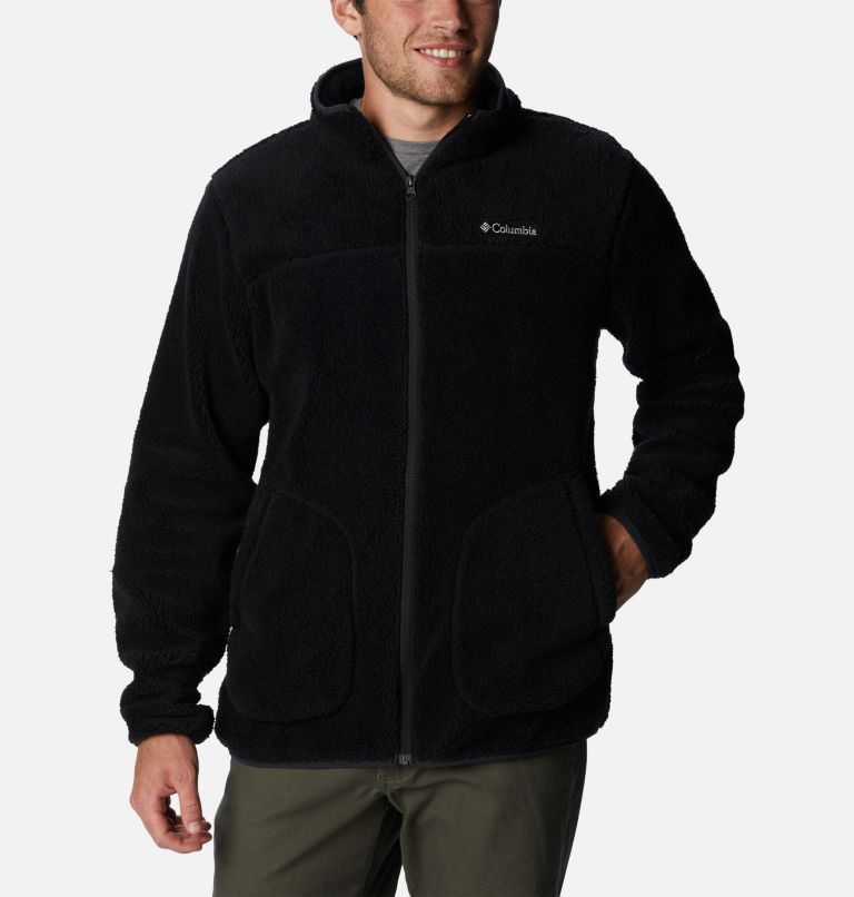 Thumbnail: Men's Rugged Ridge II Sherpa Fleece Jacket, Color: Black, image 7