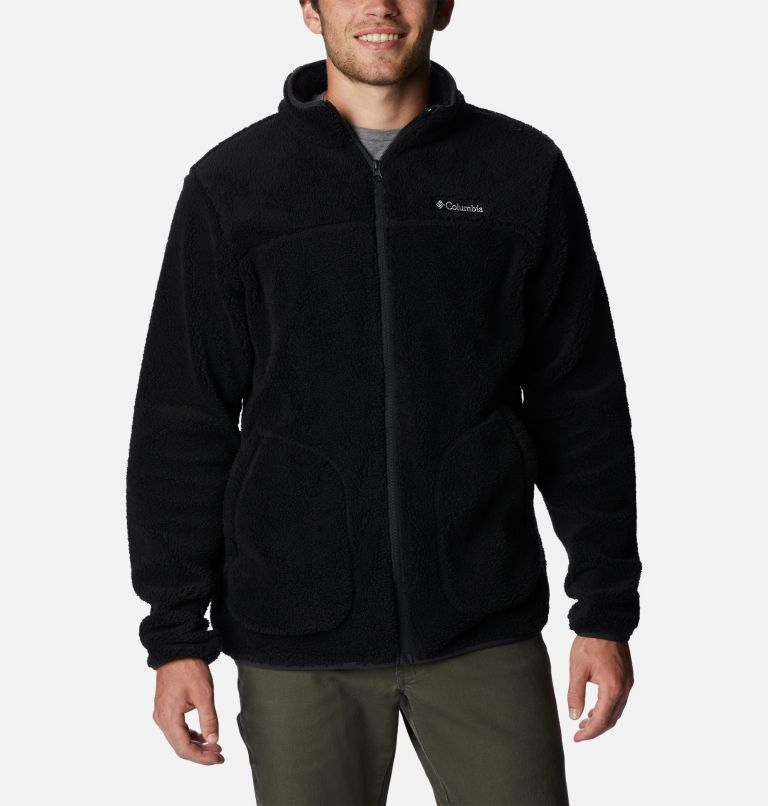 Thumbnail: Men's Rugged Ridge II Sherpa Fleece Jacket, Color: Black, image 1