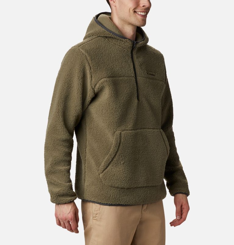 Green sherpa pullover sale