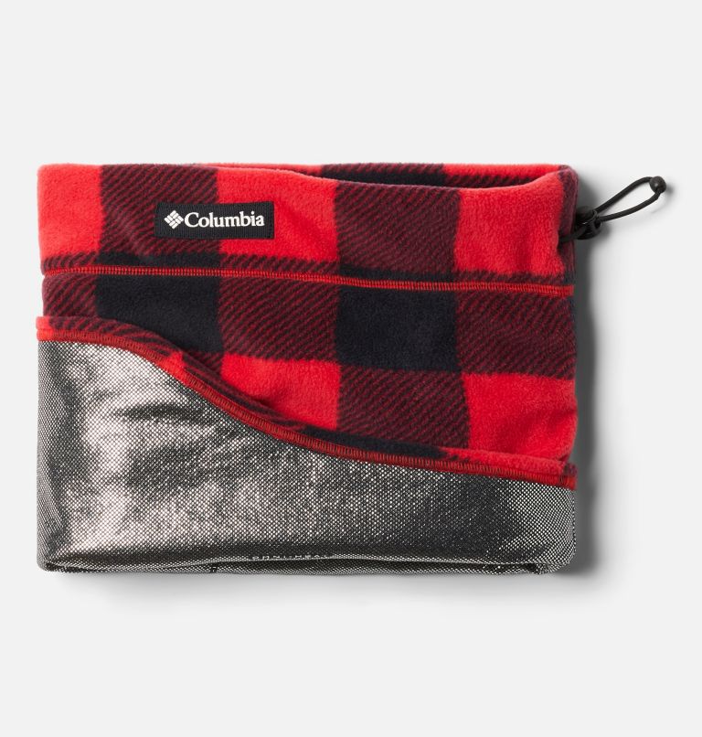 CSC II Fleece Gaiter | 613 | O/S, Color: Mountain Red Check Print, image 6