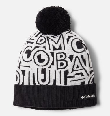 Unisex Polar Powder Beanie Polar Powder&trade; Beanie | 465 | O/S, Black Typo Print, front