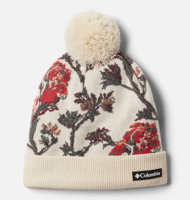Unisex Polar Powder Beanie Polar Powder&trade; Beanie | 465 | O/S, Chalk Floral Print, front