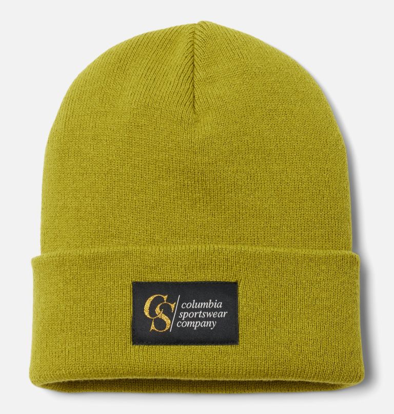City Trek Heavyweight Beanie, Color: Python Green, Heritage Patch, image 1