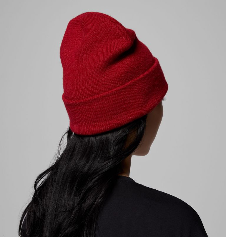 City Trek Heavyweight Beanie, Color: Red Dahlia, Heritage, image 4