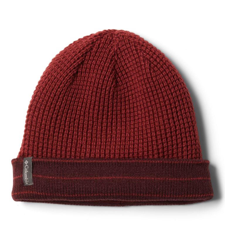 City Trek Reversible Beanie | 671 | O/S, Color: Malbec Stripe, Marsala Red, image 2
